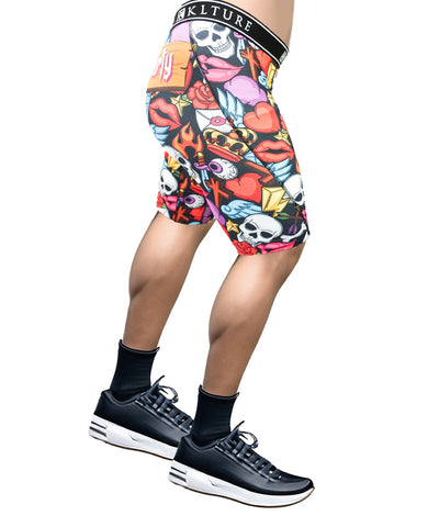 Men's Cartoon Graffiti Boxer